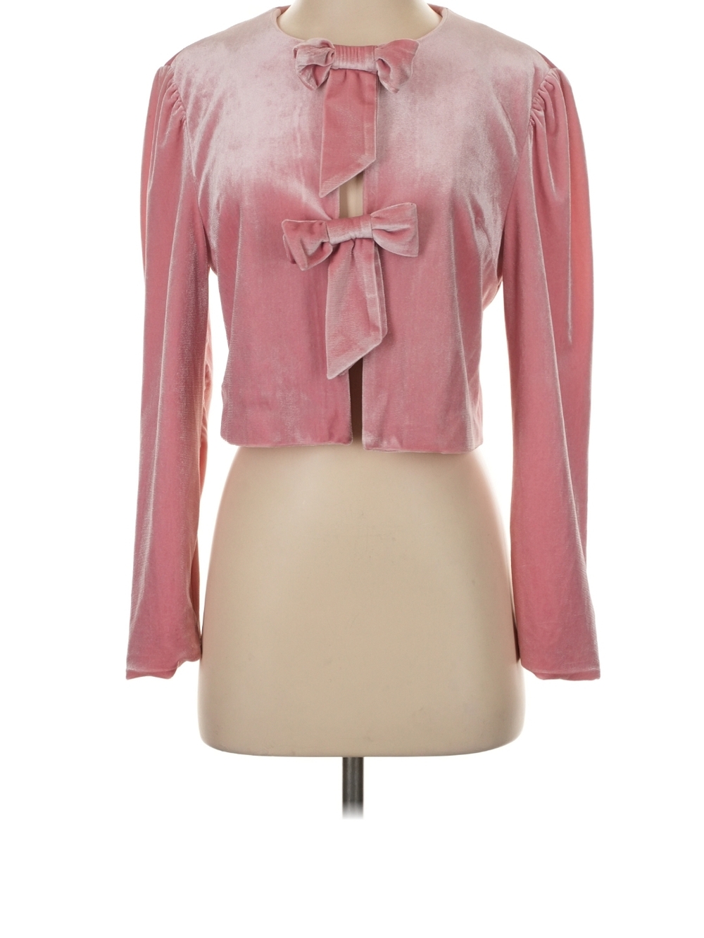 Lait Collection American Heiress Velvet Bow Jacket Coquette